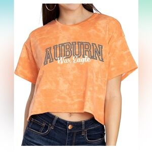 Auburn Cropped Tee